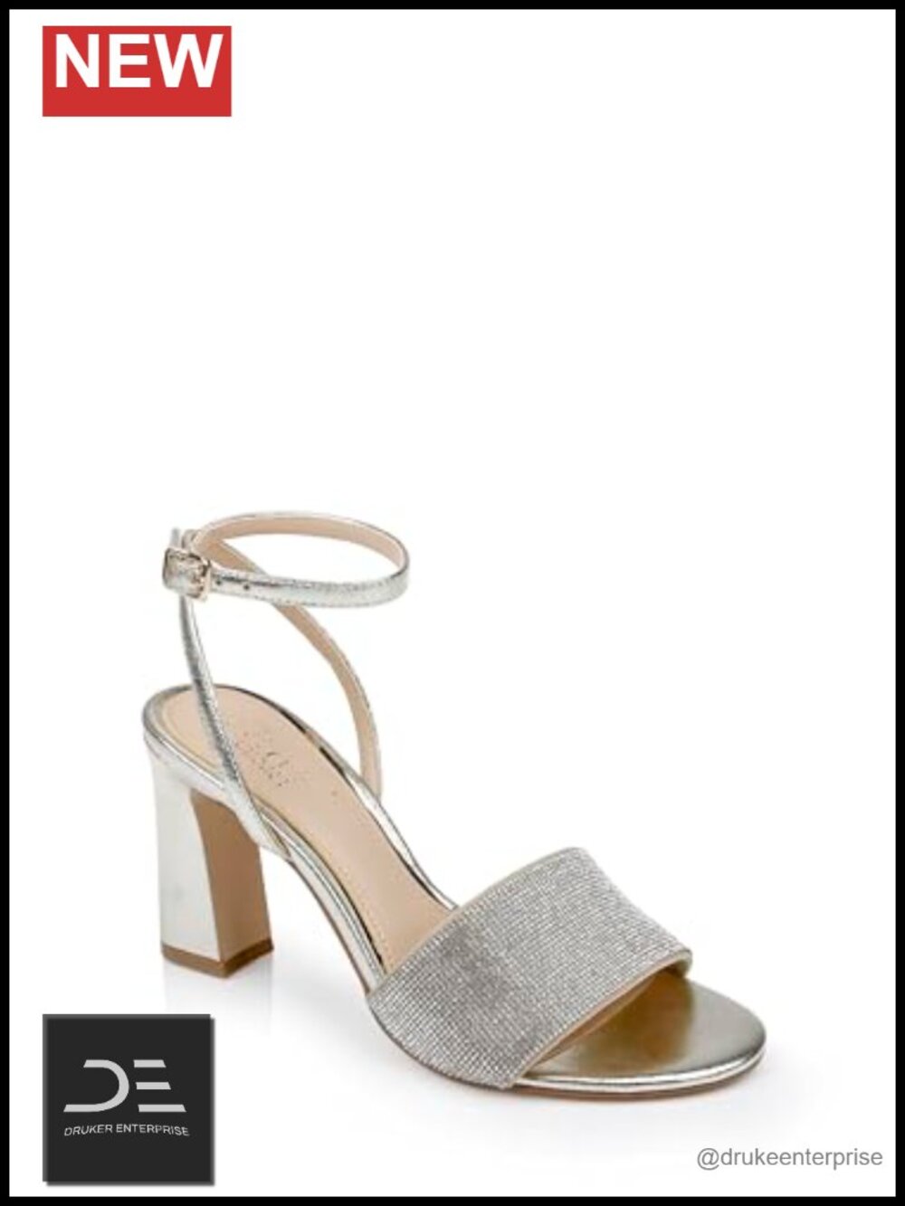 Heeled Sandal Ankle Strap Block Heel Open Toe Gladiator Padded Comfort Women's